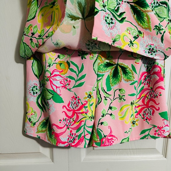 Lilly Pulitzer Kylo Strapless Romper Via Amore Spritzer - Picture 3 of 7